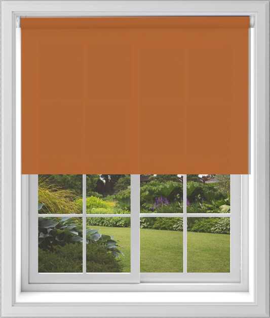 Daylight Roller Blind Burnt Orange