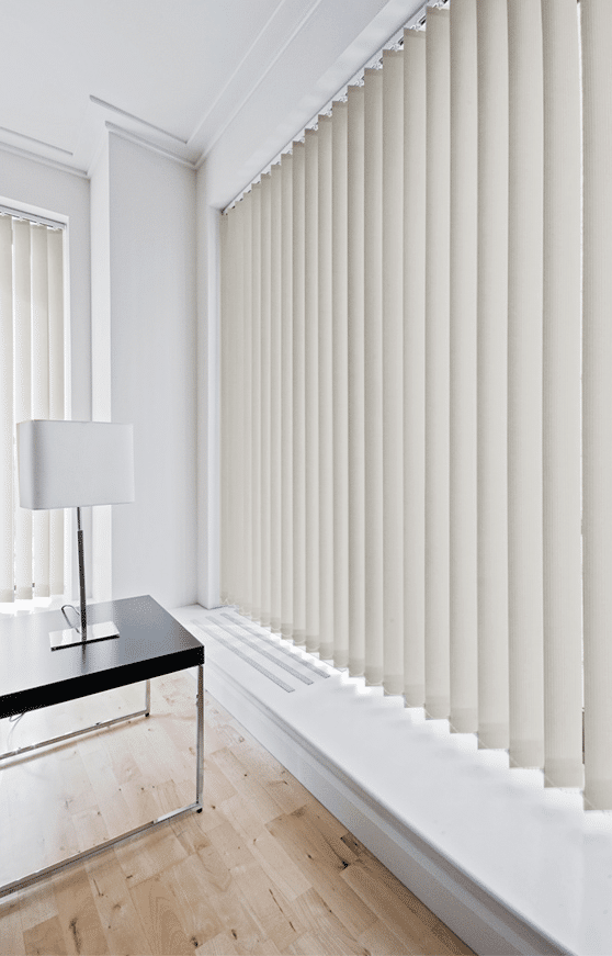 Vertical Dim-Out Blinds Cream