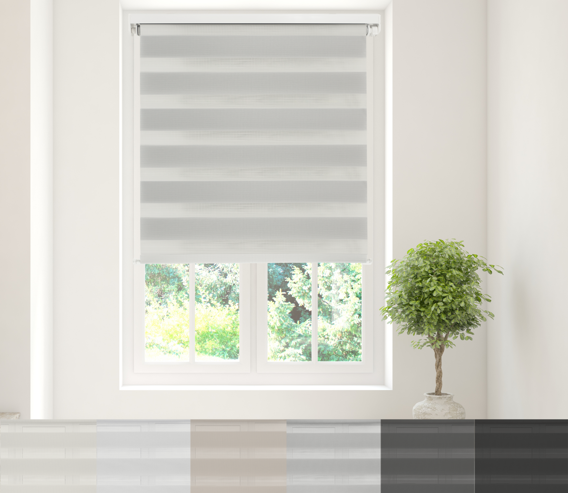 MTM Day Night Blind Light Grey