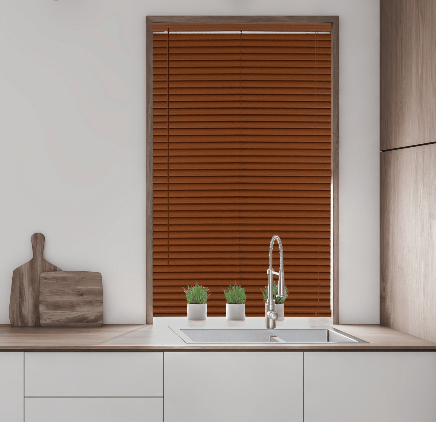 25mm PVC Venetian Blind - Grey