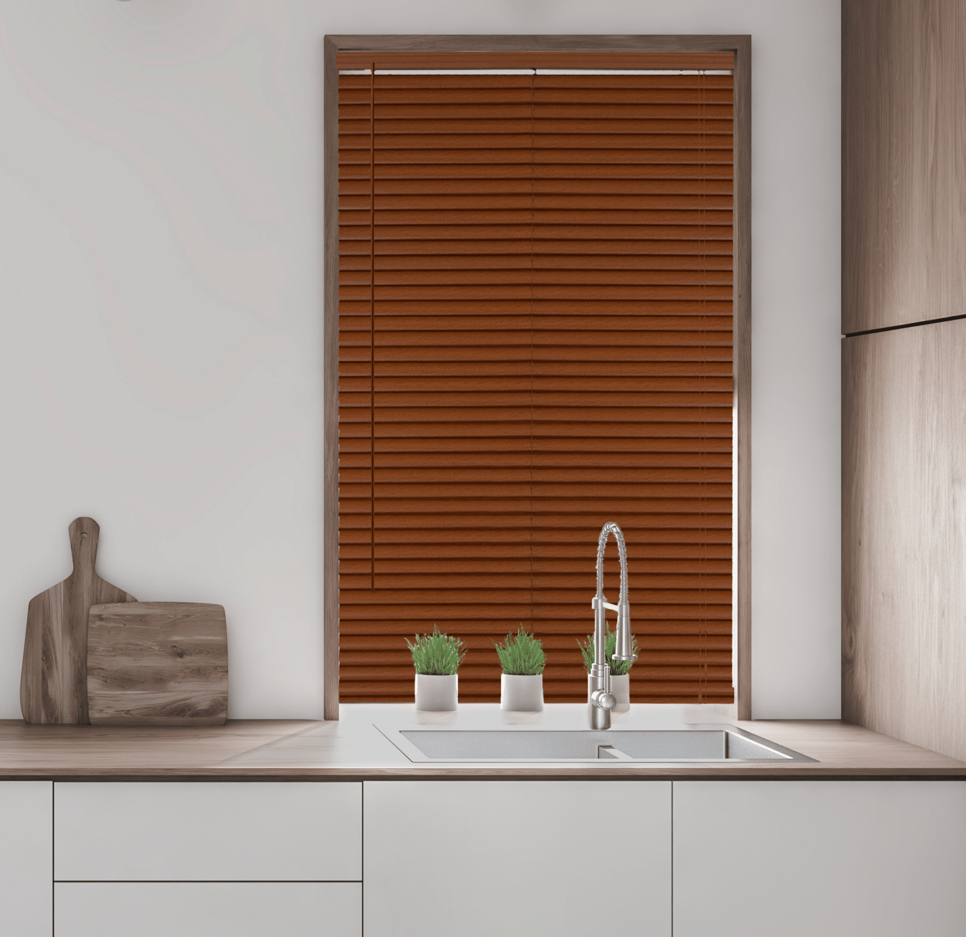 25mm PVC Venetian Blind - White