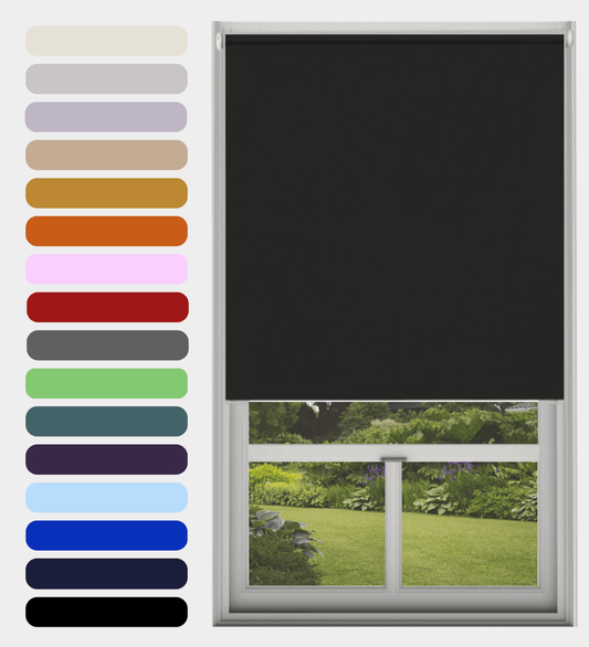 Blackout Roller Blind Black