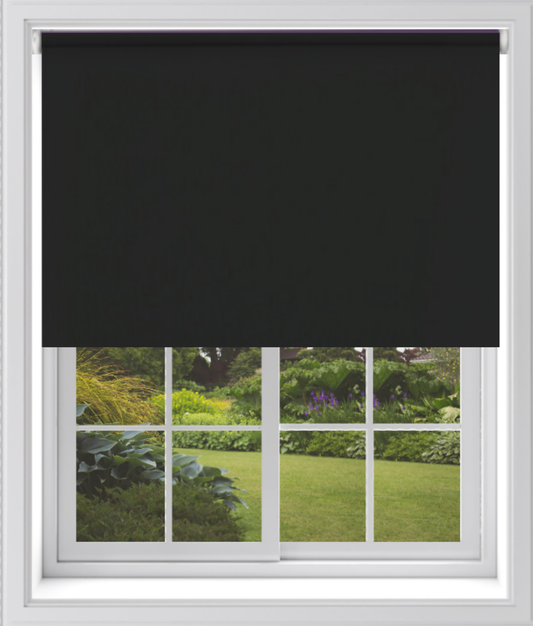 MTM Blackout Roller Blind Black