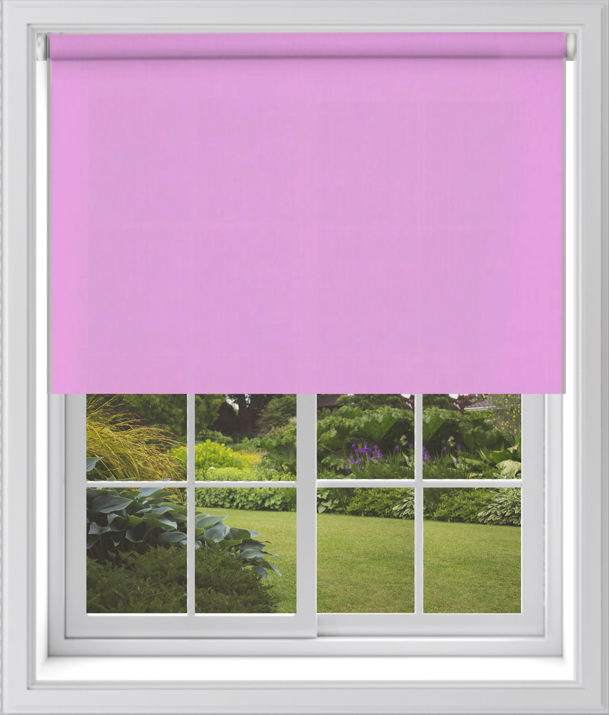 MTM No Drill Daylight Roller Blind Pink