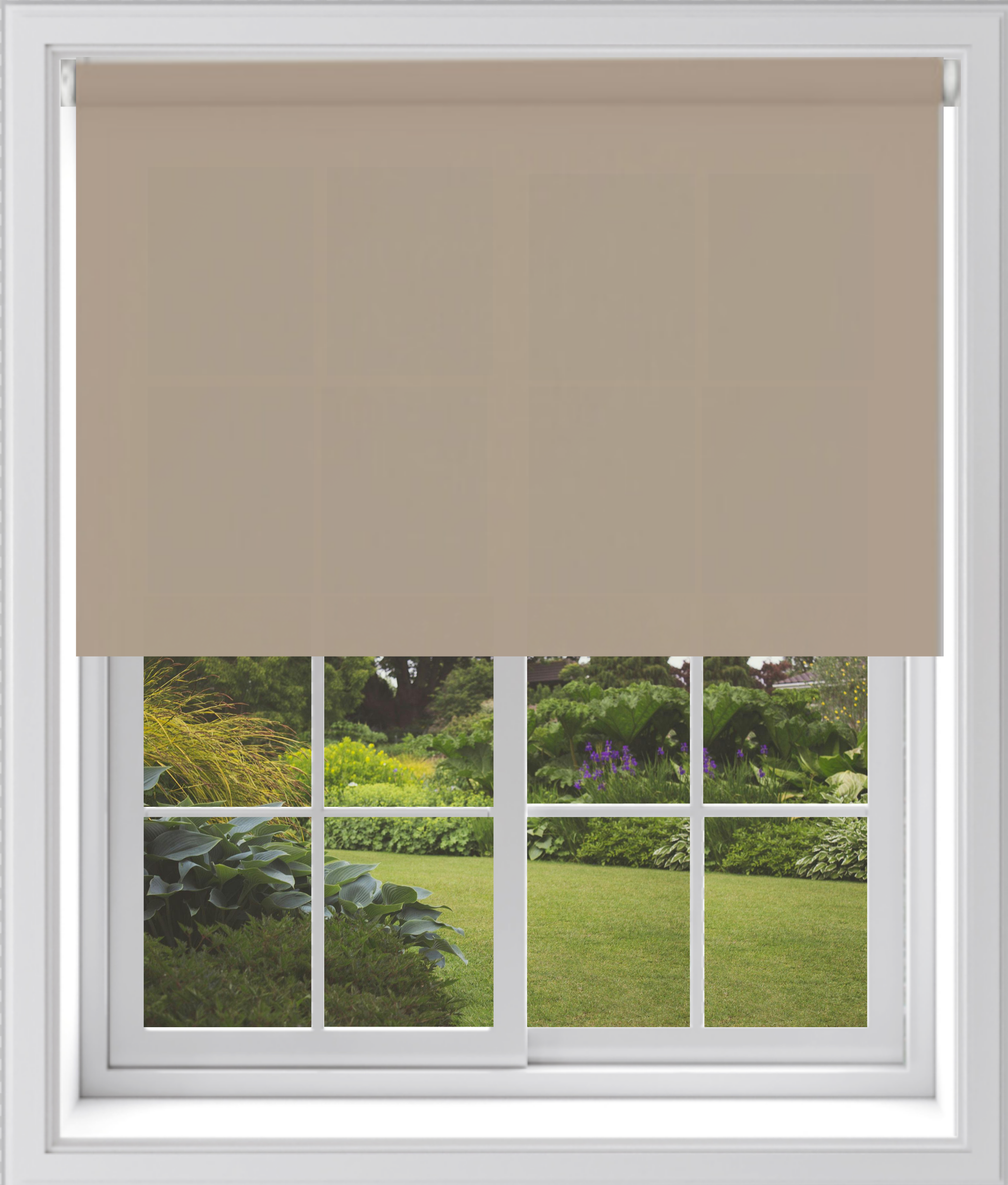 MTM No Drill Daylight Roller Blind Cappuccino