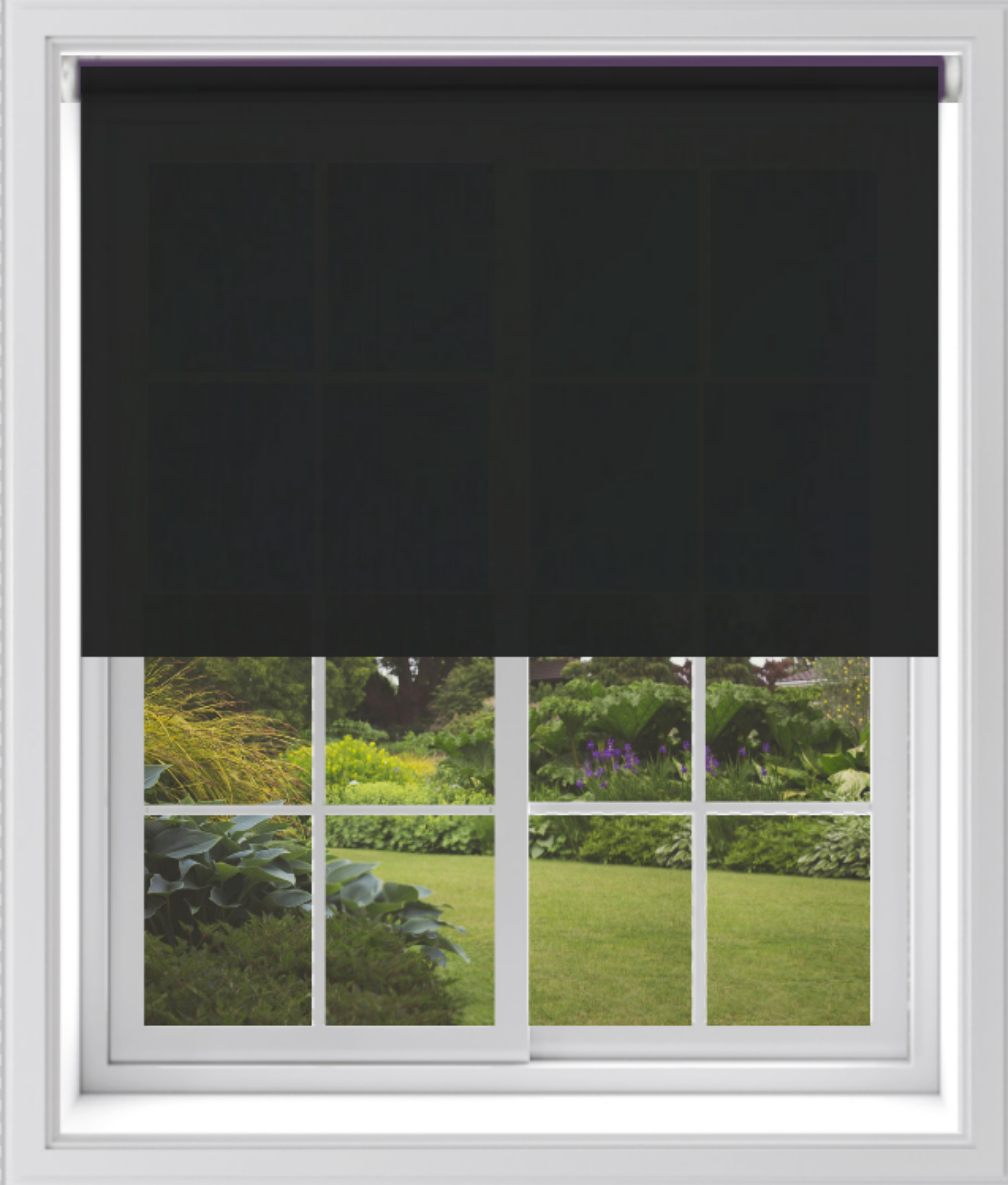 MTM No Drill Daylight Roller Blind Black