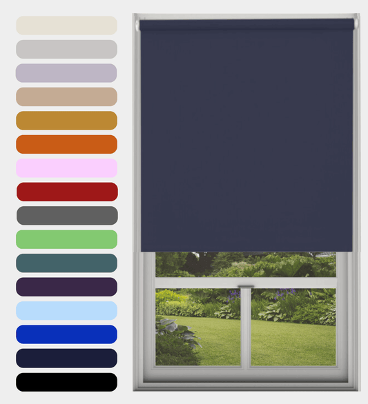 Blackout Roller Blind Navy