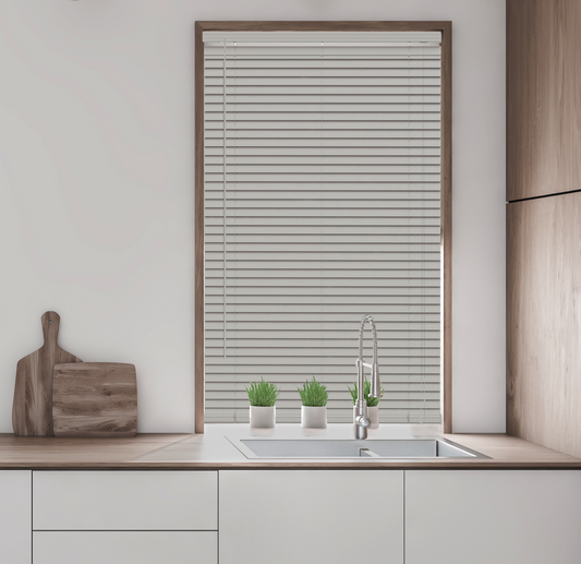 25mm PVC Venetian Blind Grey