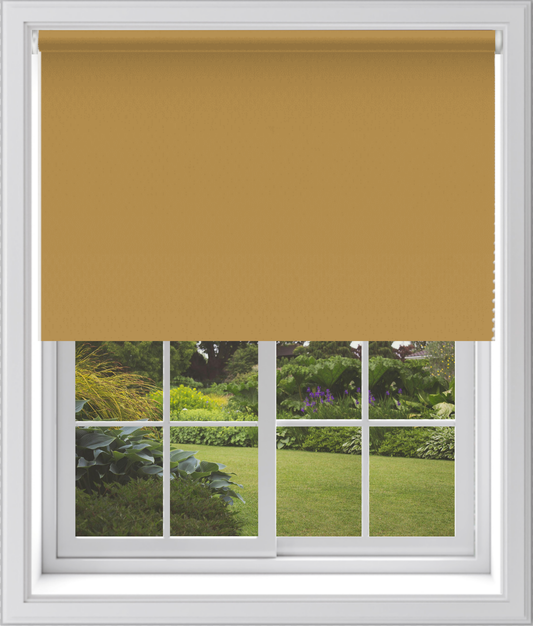 MTM Blackout  Roller Blind Ochre