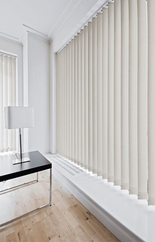 Vertical Dim-Out Blinds Cream