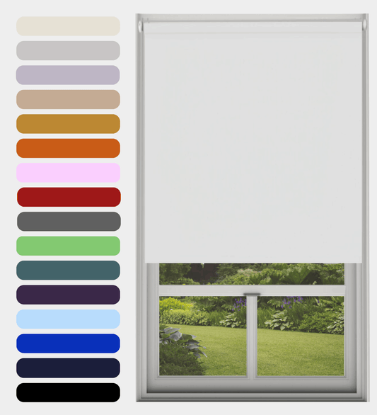 Blackout Roller Blind White