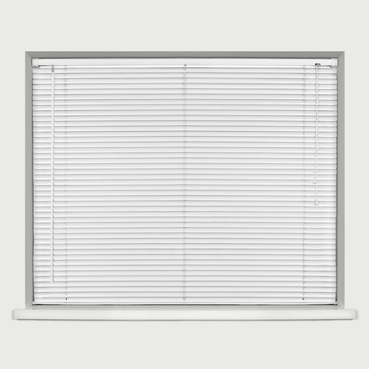 25mm PVC Venetian Blinds - White